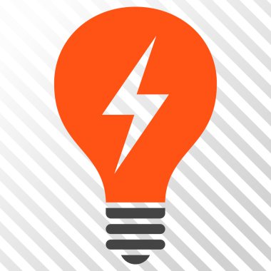 Elektrikli ampul vektör simgesi