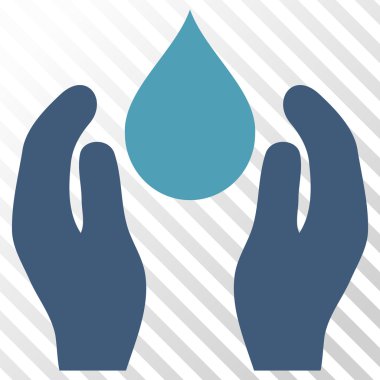 Su bakım vektör simgesi