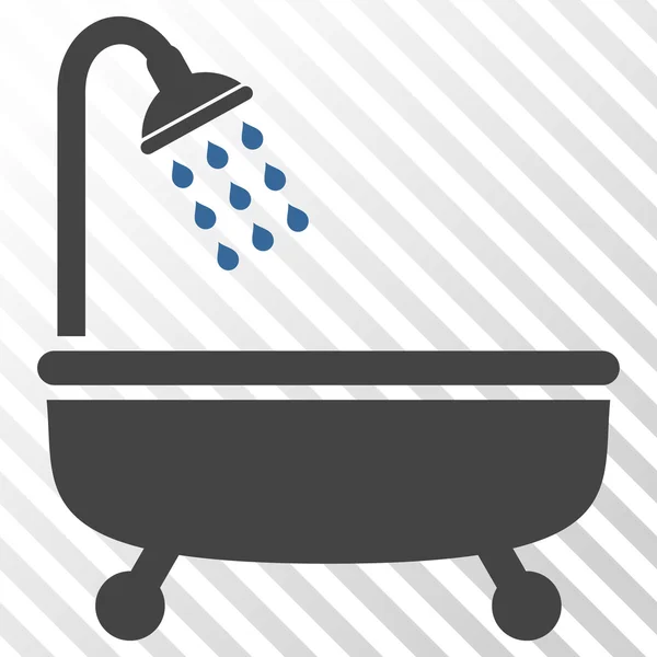 Douche bad vector pictogram — Stockvector