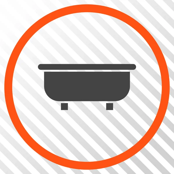 Bathtub Vector Icon — Stock Vector