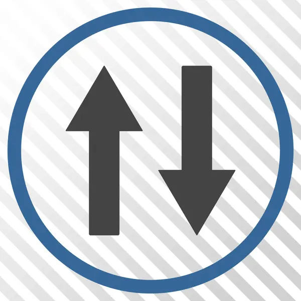 Vertical Flip Arrows Vector Icon — Stock Vector