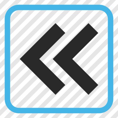 Shift Sol vektör simgesi bir çerçeve içinde