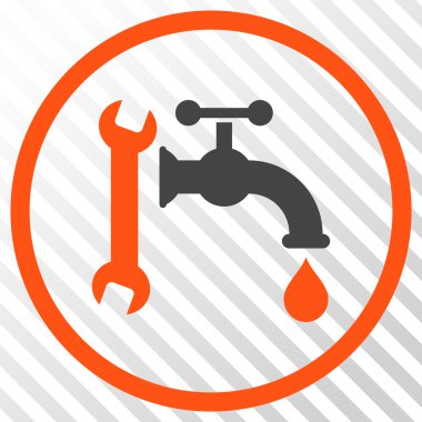 Sıhhi tesisat vektör simgesi