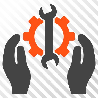 Servis vektör simgesini onar