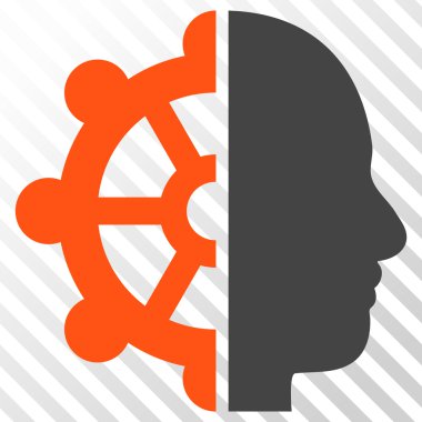 Akıl vektör simgesi