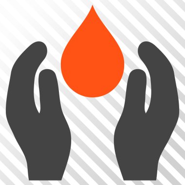 Su bakım vektör simgesi