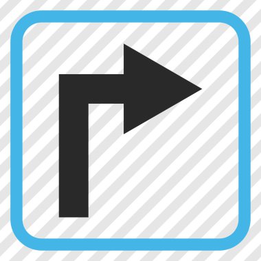 Doğru vektör simge bir çerçevede açmak