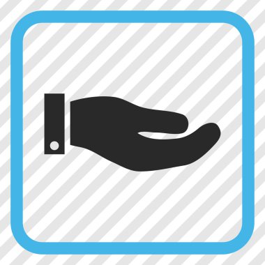 El vektör simgesi bir çerçeve içinde