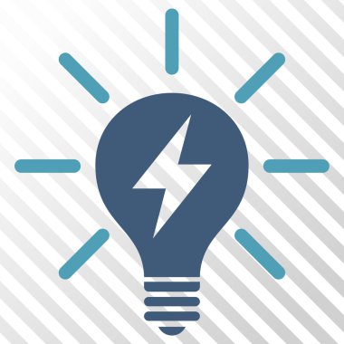 Elektrik ışık ampul vektör simgesi
