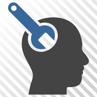 Beyin aracı vektör simgesi