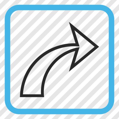 Vektör simgesi bir çerçeve içinde Yinele