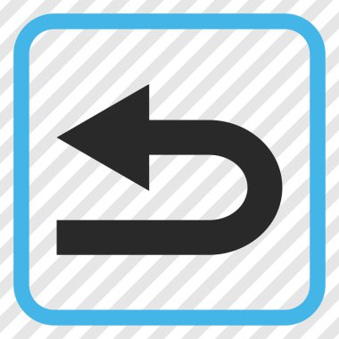 Sol vektör simge bir çerçevede açmak