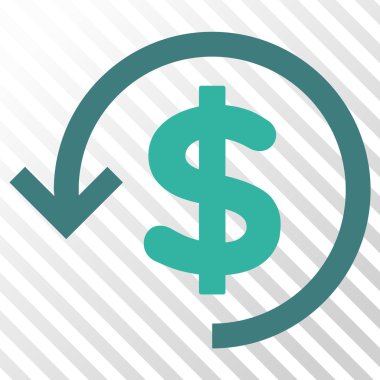 Geri ödeme vektör simgesi