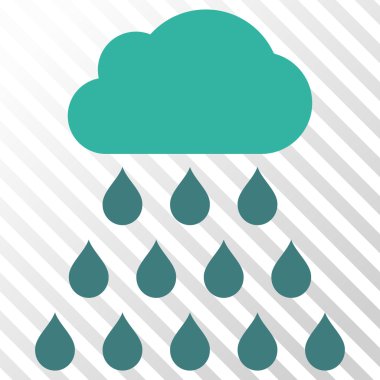 yağmur bulutu vektör simgesi