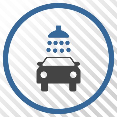 Araba duş vektör simgesi