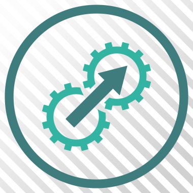 Dişli Tümleştirme vektör simgesi