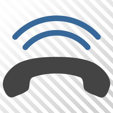 Telefon zil vektör simgesi