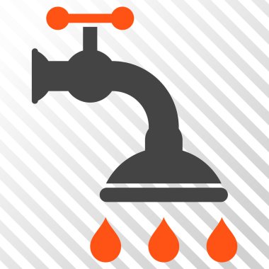 Duş musluk vektör simgesi