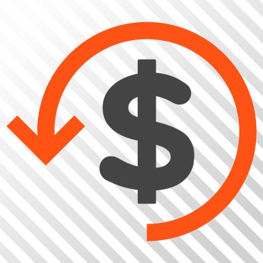 Geri ödeme vektör simgesi