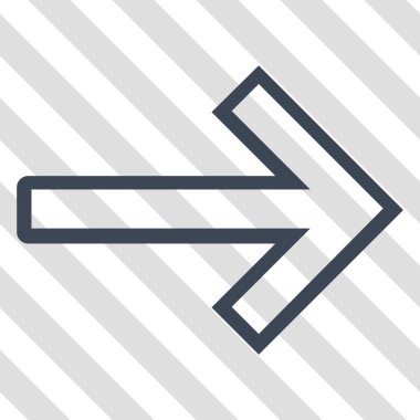 ok sağ vektör simgesi