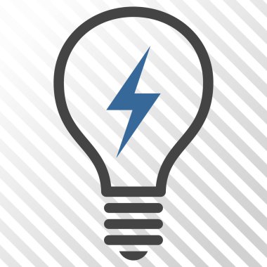 Elektrikli ampul vektör simgesi