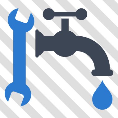 Sıhhi tesisat vektör simgesi