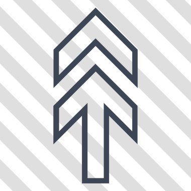 Yön yukarı vektör simgesi