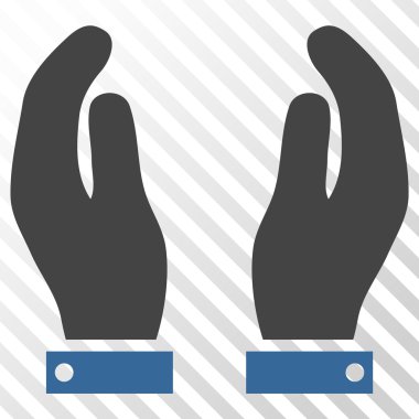 Bakım el vektör simgesi