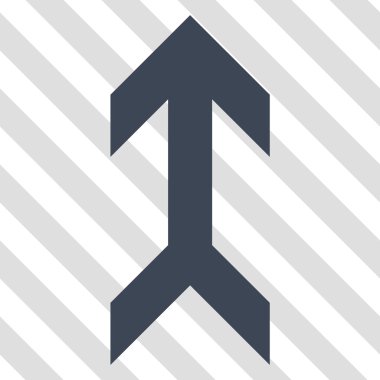 Yukarı Oklu Vektör Simgesi