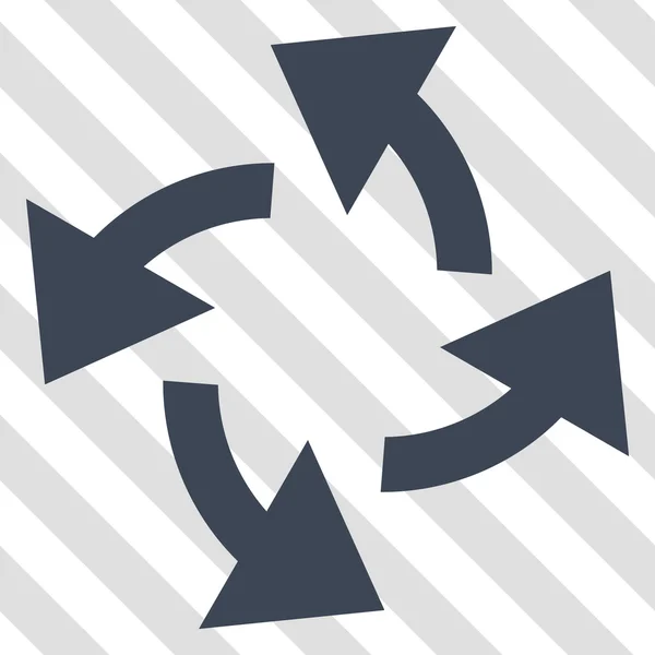 Centrifugal Arrows Vector Icon — Stock Vector