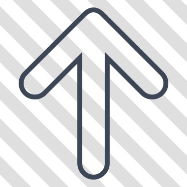 Vektör simge yukarı yönlü ok