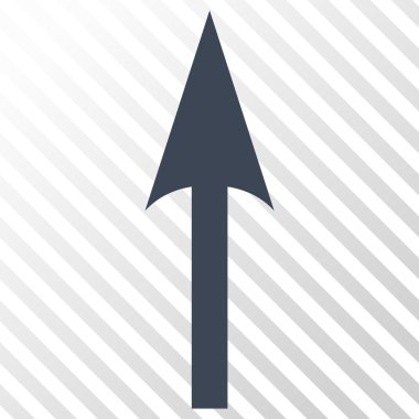 Vektör simge yukarı ok keskin