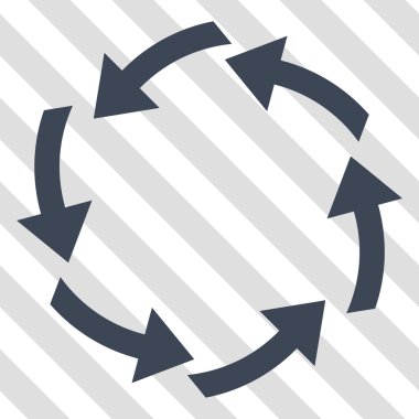 Dolaşım vektör simgesi