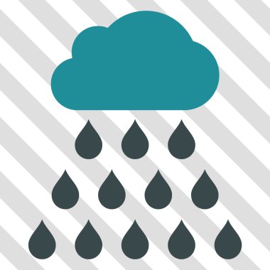 yağmur bulutu vektör simgesi
