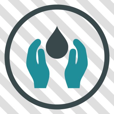 Su bakım vektör simgesi