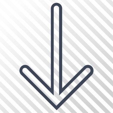 ok aşağı vektör simgesi