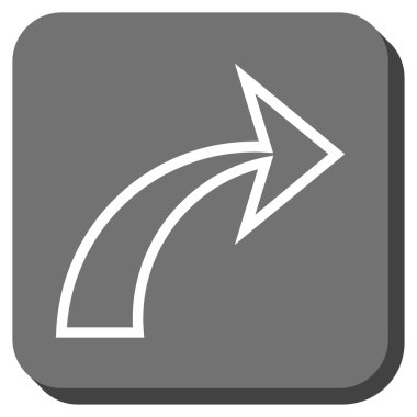 Yuvarlatılmış Kare vektör simge Yinele