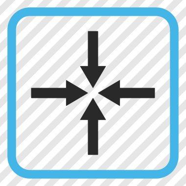 Etkisi oklar bir çerçeve içinde simge vektör