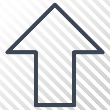 Yukarı Oklu Vektör Simgesi