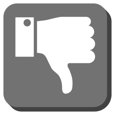 Yuvarlatılmış Kare vektör simgesi parmak