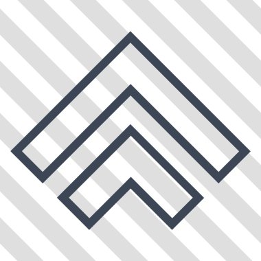 Yön yukarı vektör simgesi