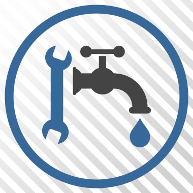 Sıhhi tesisat vektör simgesi