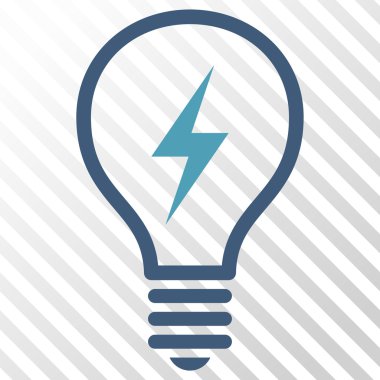 Elektrikli ampul vektör simgesi