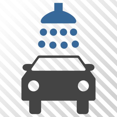 Araba duş vektör simgesi