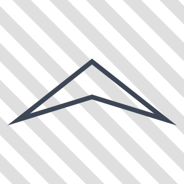 Vektör simge yukarı ok ucu