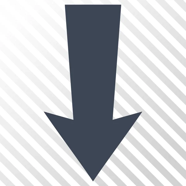 Pijl naar beneden vector pictogram — Stockvector
