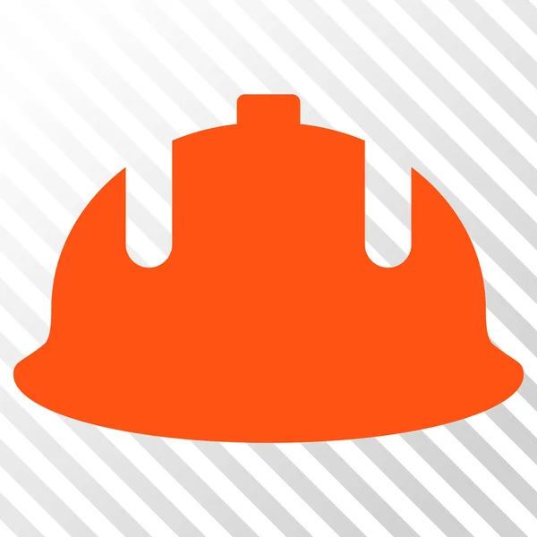 Icono del vector casco de construcción — Vector de stock