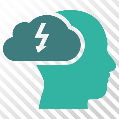 Beyin fırtınası vektör simgesi