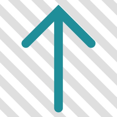 Yukarı Oklu Vektör Simgesi