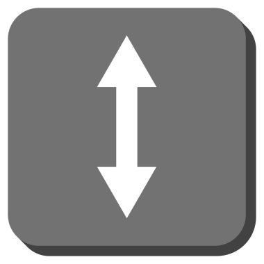 Dikey Çevir yuvarlatılmış kare vektör simgesi